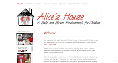 Desktop Screenshot of aliceshousechildrenshome.org