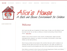Tablet Screenshot of aliceshousechildrenshome.org